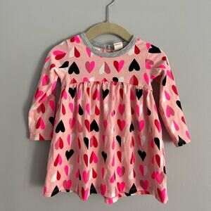 Tucker + Tate Baby Girls Pink Hearts Dress Size 9 Months